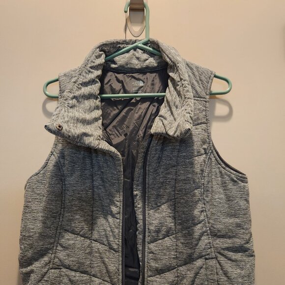 The North Face Pseudio Insulated Vest Heather Grey Size Large - Picture 3 of 9